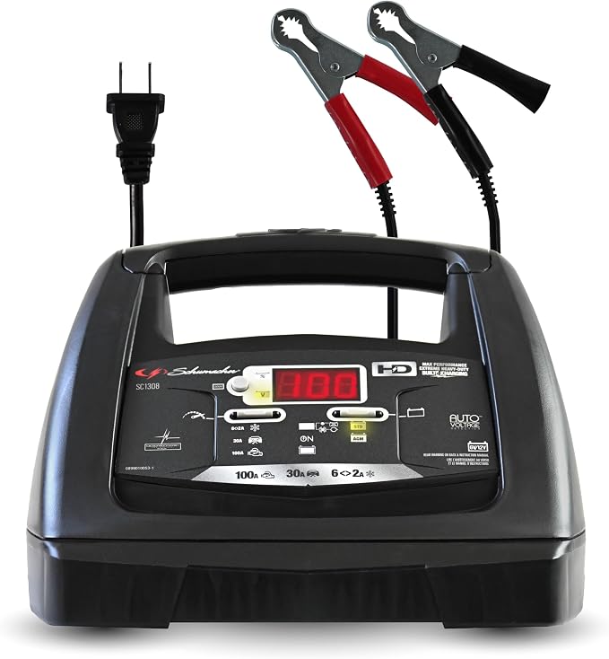 Schumacher Electric 6A Battery Charger and 85A Engine Starter, 6-in-1 Solution by SchumacherElectric