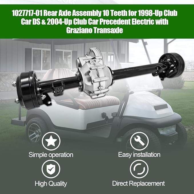 1027717-01 102771701 Rear Axle Assembly - Image 5