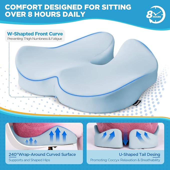 BEAUTRIP Seat Cushion & Lumbar Support Pillow - Image 8