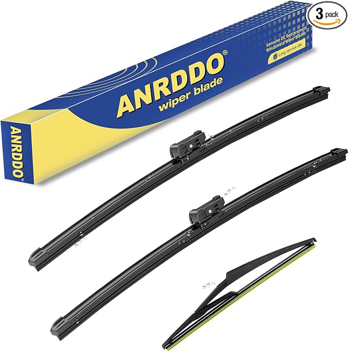 3 wipers Replacement For 2015 2016 2017 2018 2019 2020 2021 2022 2023 Jeep by ANRDDO