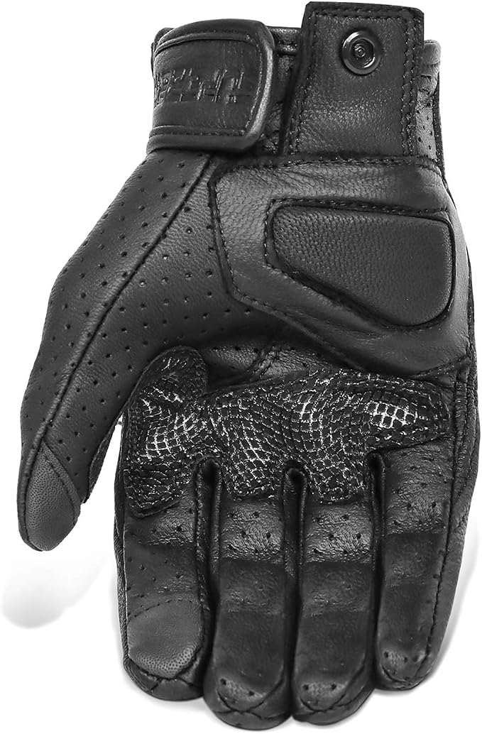 Updated Men’s Motorcycle Gloves Goatskin Leather Anti-Slip Street Bike Gloves - Image 5