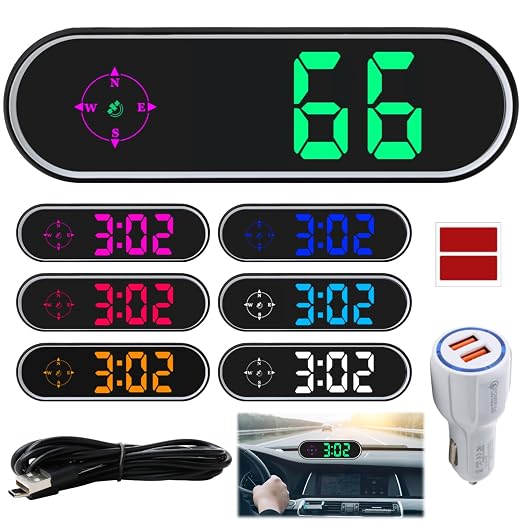 GPS Digital Speedometer for Car MPH, Universal HUD Speed Meter - Image 7