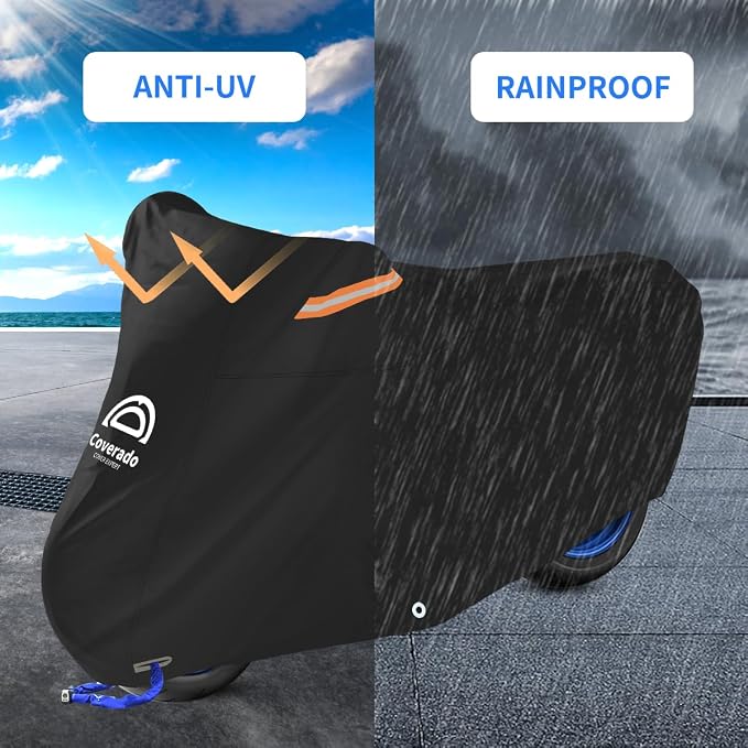 Motorcycle Cover, Motorcycle Cover Waterproof Outdoor - Image 5