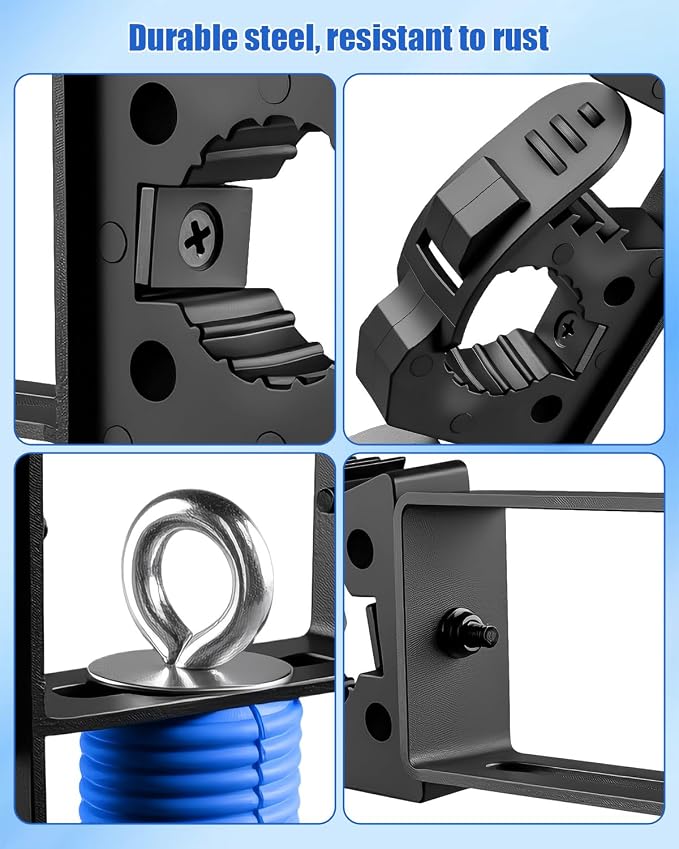 Upgraded Dual UTV Cargo Bed Tool Holders Compatible - Image 4