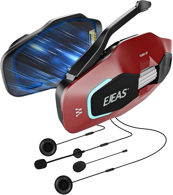SolaMr X10 Motorcycle Helmet Bluetooth Headset Speakers Headphone, Ski Helmet by SolaMr