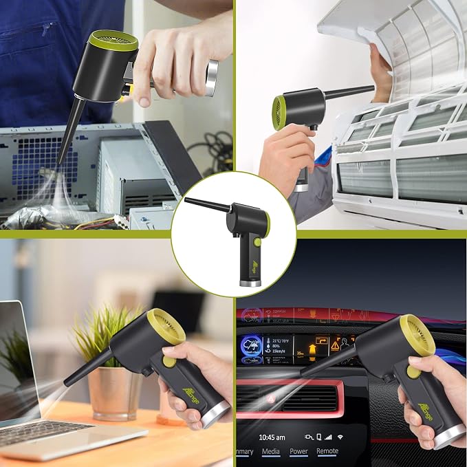 Compressed Air Duster, Electric Air Duster, Handheld Cordless Air Duster - Image 7