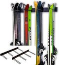 StoreYourBoard Ski Storage Rack, Indoor Wall Mount Garage Organizer, Solid Steel by StoreYourBoard