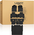 LASFIT Floor Mats&Trunk Mat for Toyota 4Runner 2013-2024 All Weather TPE Mats by LASFIT