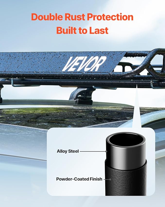 VEVOR Roof Rack Basket, Universal Rooftop Cargo Carrier - Image 4