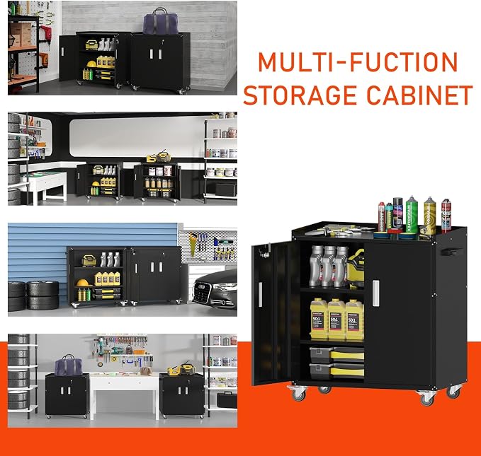 Metal Garage Storage Cabinet - Image 7