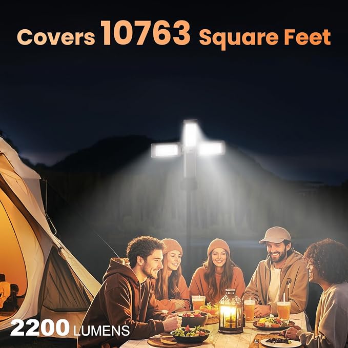 CAVN Rechargeable 10000mAh Camping Lights - Image 4