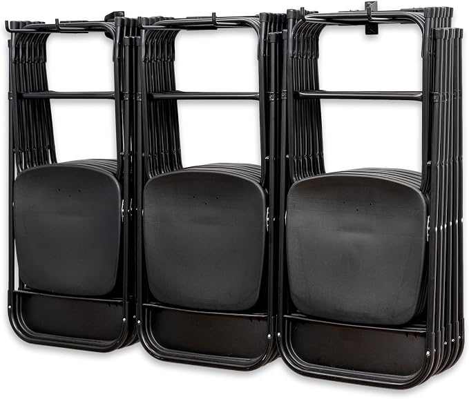 StoreYourBoard Chair Storage Rack Triple – Heavy Duty Folding Chair Rack by StoreYourBoard