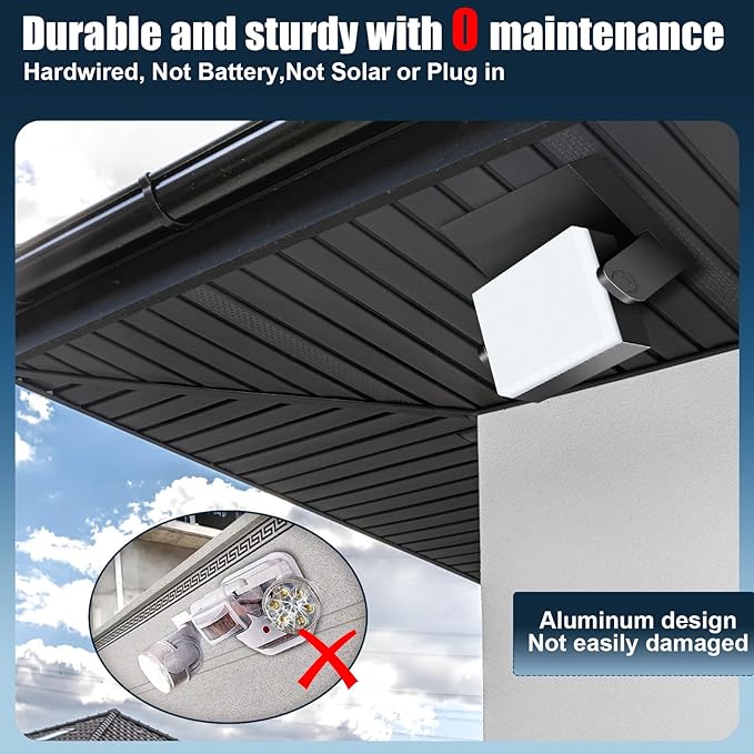 40W LED Wall Light, 4000LM 5000K 360° Wide-Angle Exterior Wall Floodlights - Image 6