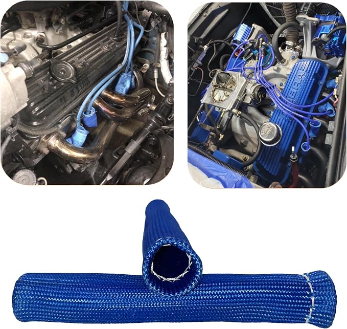 Spark Plug Wire Heat Shield 8PCS Spark Plug Boots Thermal Protection Sleeve - Image 9