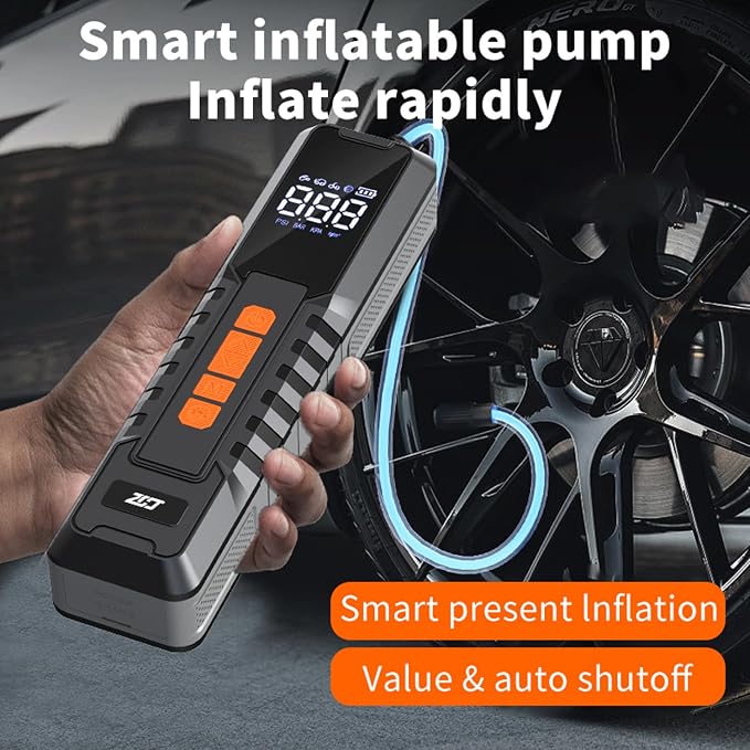 Tire Inflator Portable Air Compressor, 150 PSI Air Pump - Image 3