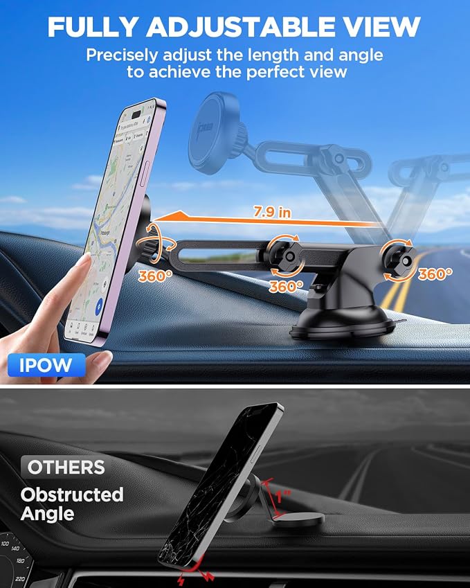 IPOW Magnetic Car Mount - Image 2