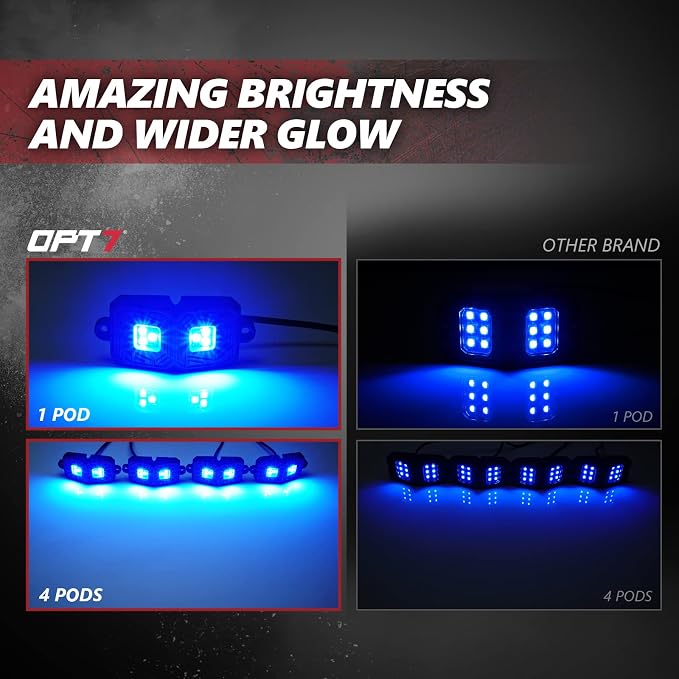 OPT7 Photon RGB LED Magnet Rock Lights - Image 4