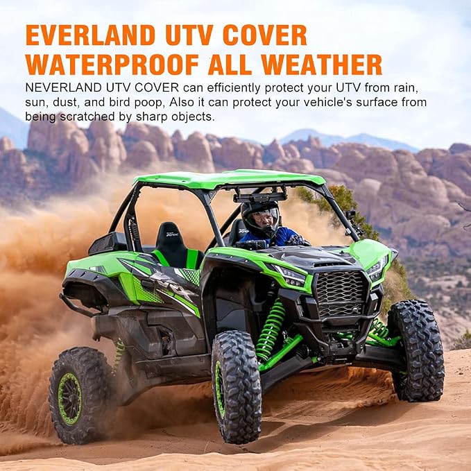 NEVERLAND UTV Cover, All-Weather Protection Side by Side Cover 4-6 Passenger - Image 3