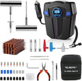 Tire Repair Kit, Tire Inflator Portable Air Compressor, Heavy Duty Flat Tire by TILIBOTE