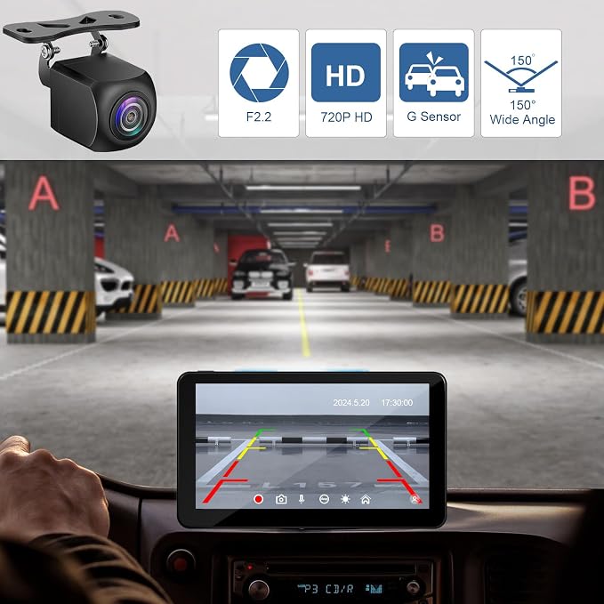 Compatible Wireless Apple CarPlay Android Auto Screen fo Car, GPS Navigation - Image 5