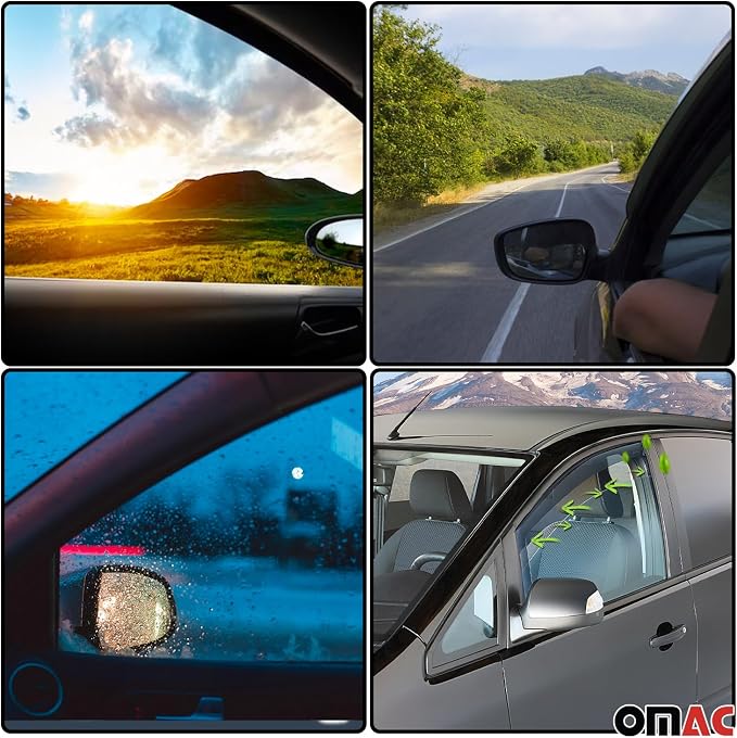 OMAC Window Visor Vent Rain Deflector - Image 4
