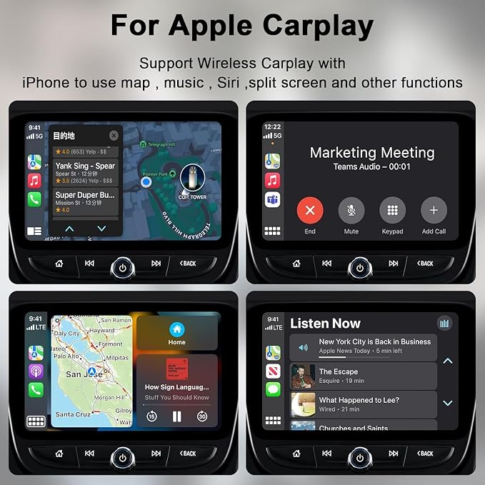 Wireless CarPlay Adapter, Converts Wired to Carplay Wireless Adapter - Image 5
