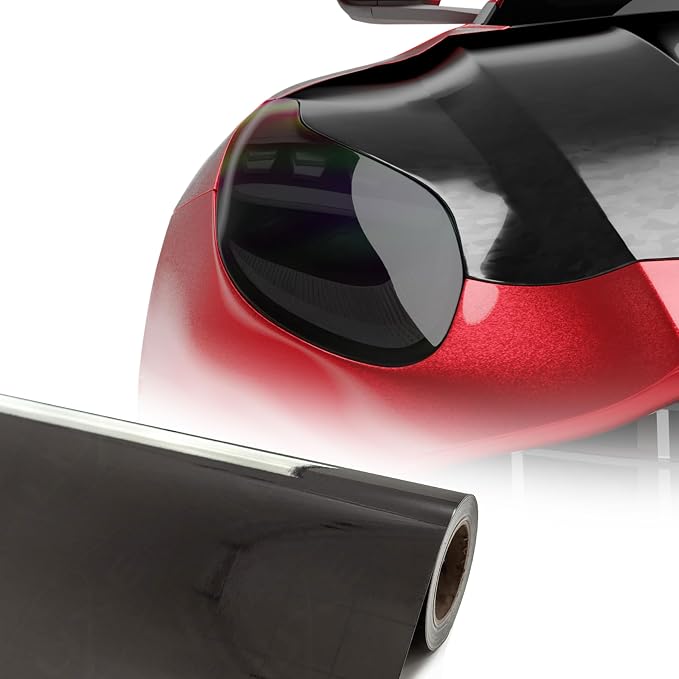 Luxe LightWrap Mid Smoke Gloss Universal Headlight Tail Light Tint Kit by LuxeAutoConcepts