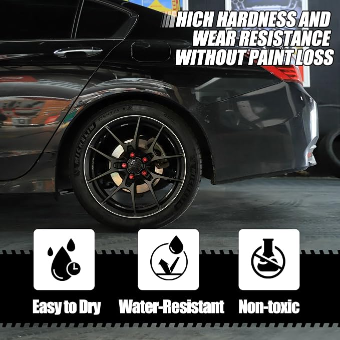 Pure Black Rim Touch Up Paint - Image 7