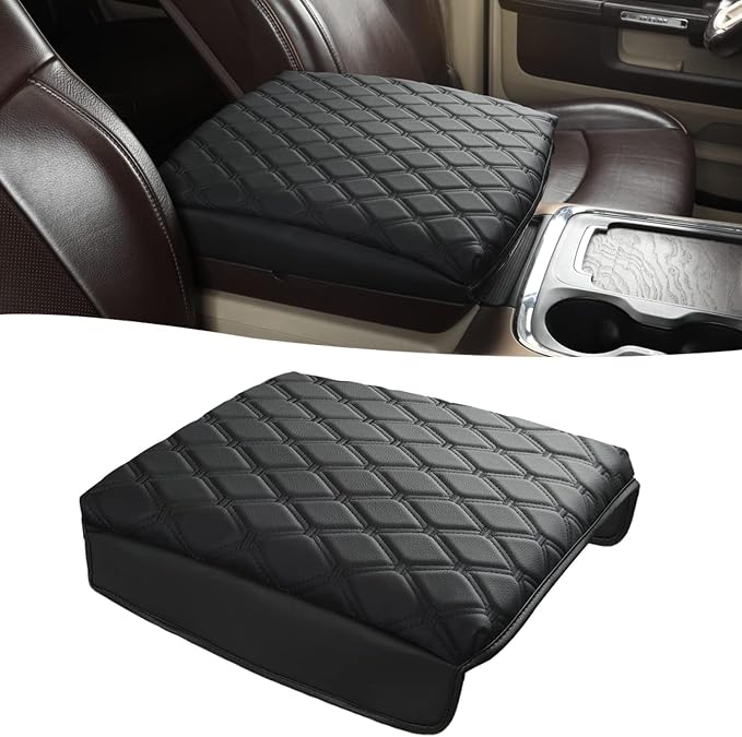 GIANT PANDA Center Console Cover Armrest Cover Cushion Fits Dodge RAM 1500 2500 by GIANTPANDA