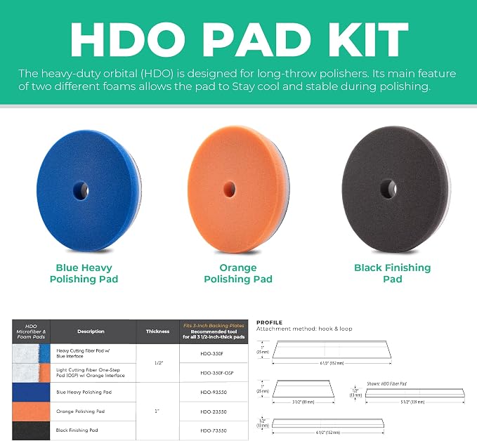 Lake Country HDO Heavy Cutting Microfiber Pad - Image 4