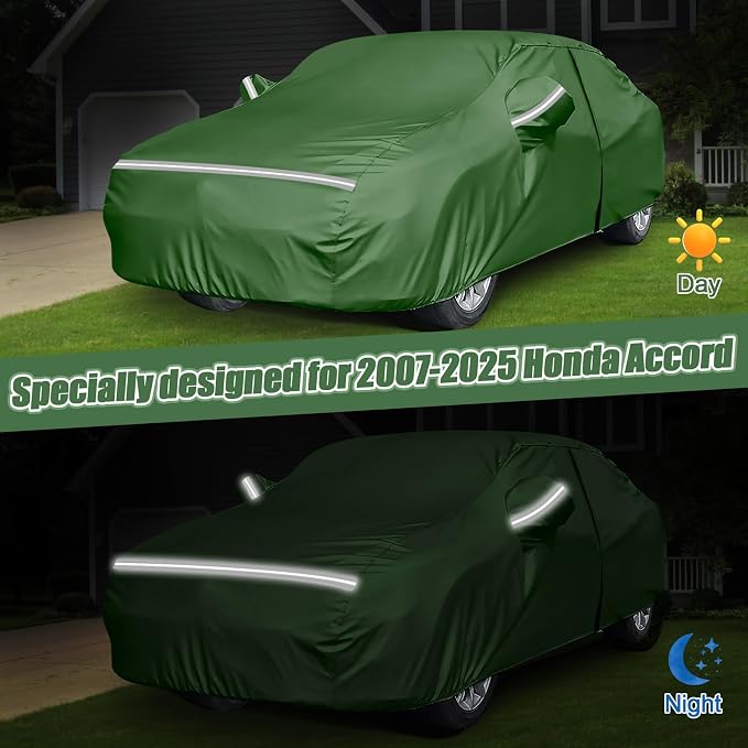 BOSSTONE Car Cover Custom Fit for Honda Accord 2007-2025, for Toyota Camry - Image 6