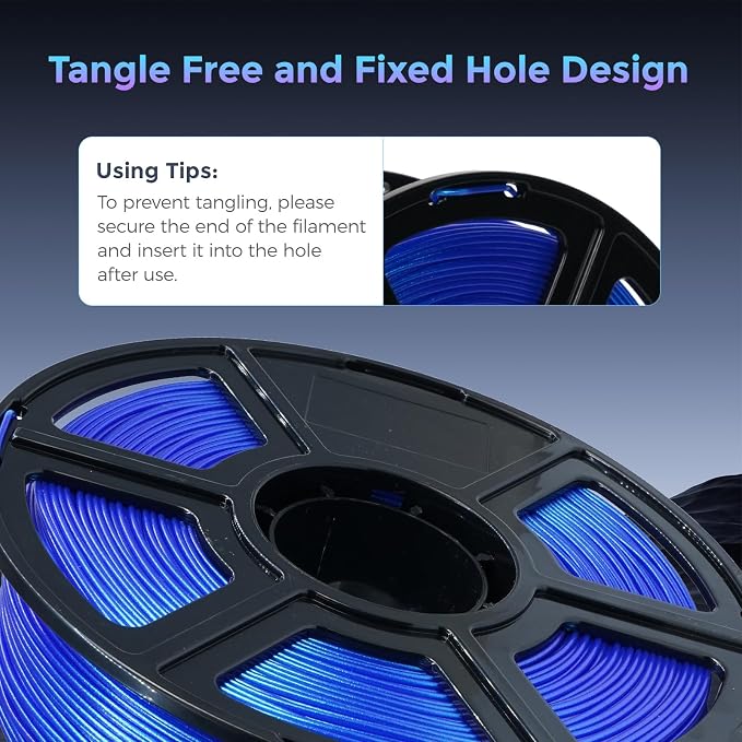 FLASHFORGE PLA Filament 1.75mm +/- 0.02mm Skydiver Blue, Color Changeable 3D - Image 5