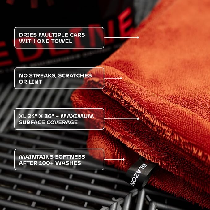 Redline XL Car Drying Towel - Image 5