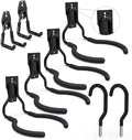 3-H Weed Eater Hanger 4 Pack, 2 Garden Hose Holder, 2 Screw in Hooks, Utility by 3-H