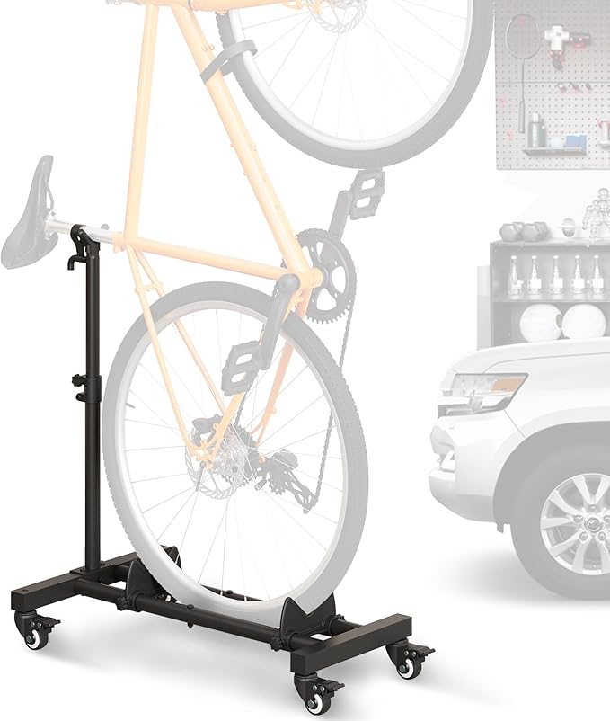 Vertical Bike Stand, Freestanding Indoor Bike Storage Rack Upright Bicycle by Sttoraboks