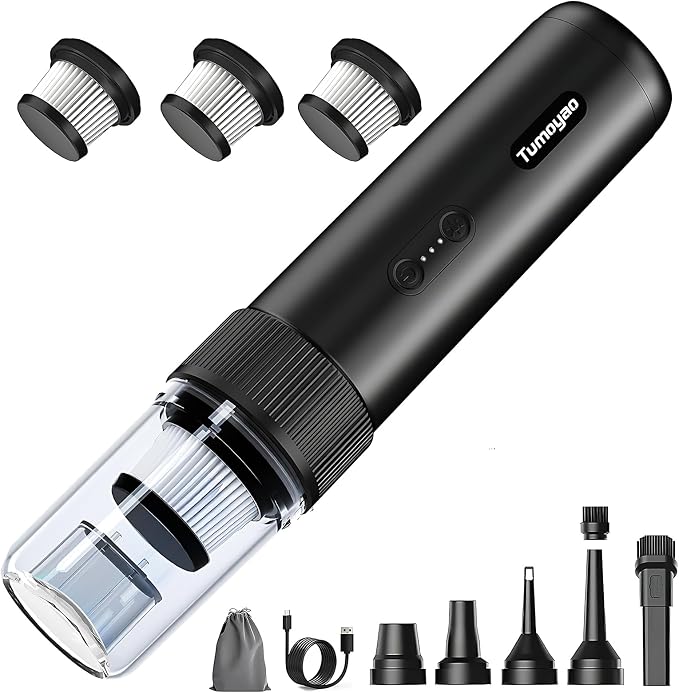 Car Vacuum Portable Cordless, 21000PA Handheld High Power Suction & Blower by Unknown