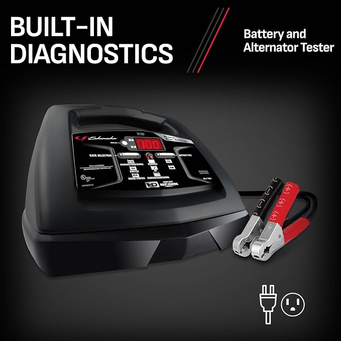 Schumacher Electric 6A Battery Charger and 85A Engine Starter, 6-in-1 Solution - Image 5