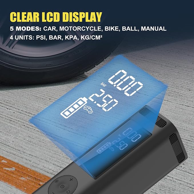 Tire Inflator Portable Air Compressor - Image 3