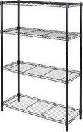 Homeiju 4 Tier Shelving Unit, Heavy-Duty Height Adjustable Storage Rack 1300 by Homeiju