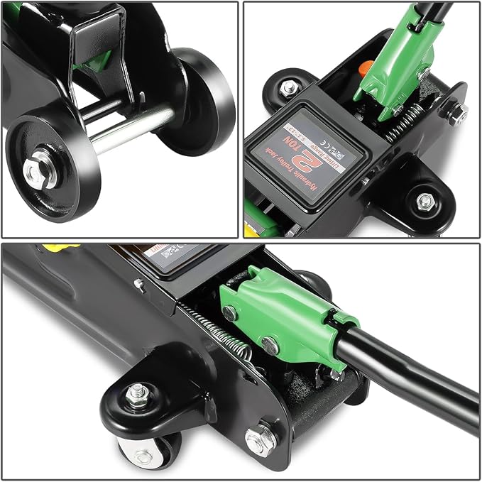 DNA MOTORING Low Profile Hydraulic Trolley Service/Floor Jack, 2 Ton Capacity - Image 4