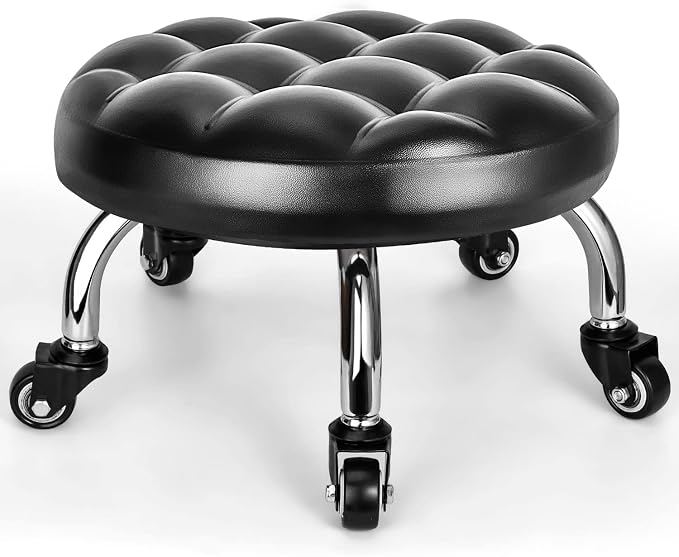 Low Rolling Stool, Low Stool by FLOLXNB