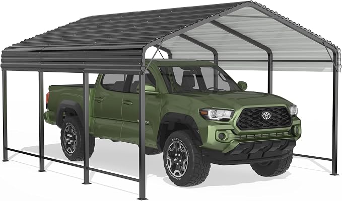10x15 Metal Carport Carports - Image 8