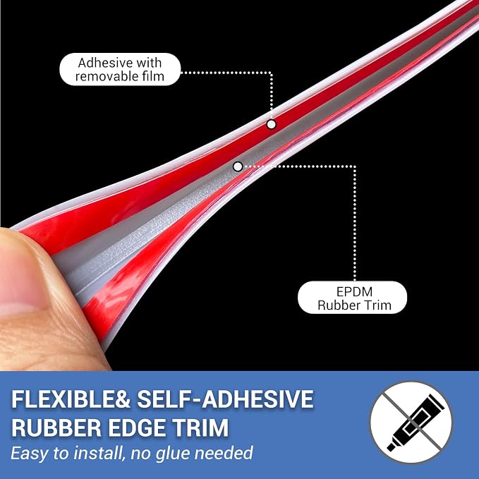 Rubber Edge Trim, Flexible Edge Trim - Image 3