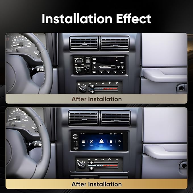 6.36" Single DIN Car Stereo - Image 2