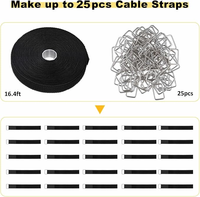 1"x16ft Hook and Loop Straps - Image 4
