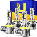 FAHREN  H11 9005 LED Bulbs Combo,  10X Super by UrsprungLight