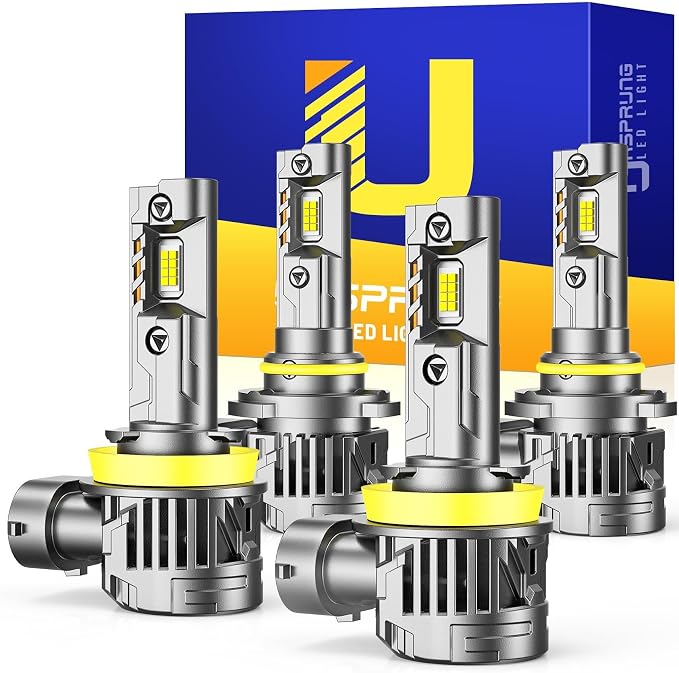 FAHREN  H11 9005 LED Bulbs Combo,  10X Super by UrsprungLight