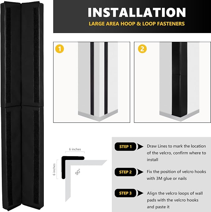 Wall Corner Guards & Edge Protector, Heavy Duty Wall Corner Protective Safety - Image 2