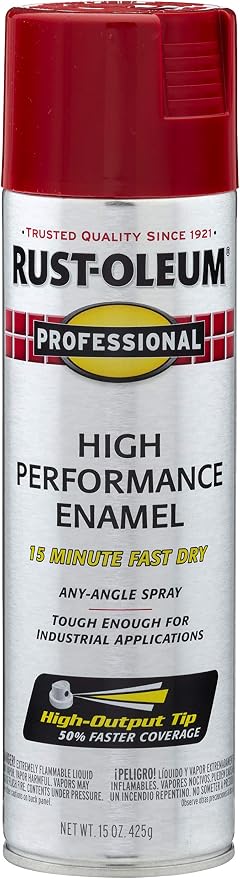 Rust-Oleum 7564838 Professional High Performance Enamel Spray Paint, 15 Oz by Rust-Oleum