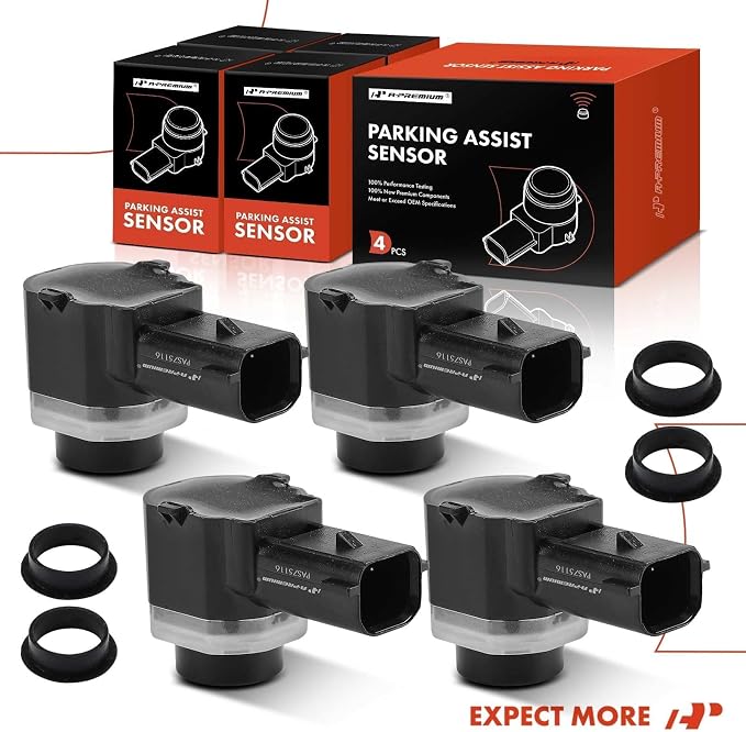A-Premium 4-PC Reverse Backup Parking Assist Aid Sensor Compatible - Image 9